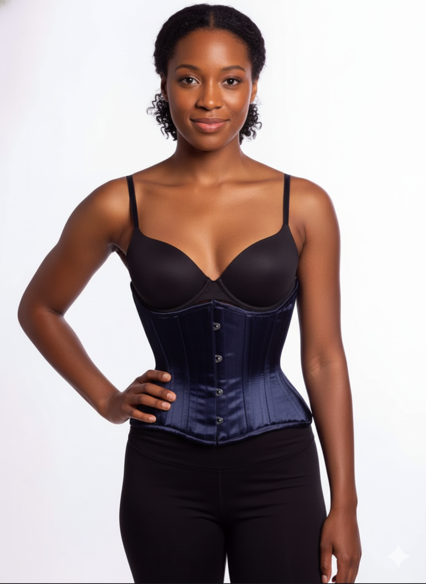 Satin Hourglass Underbust Corset
