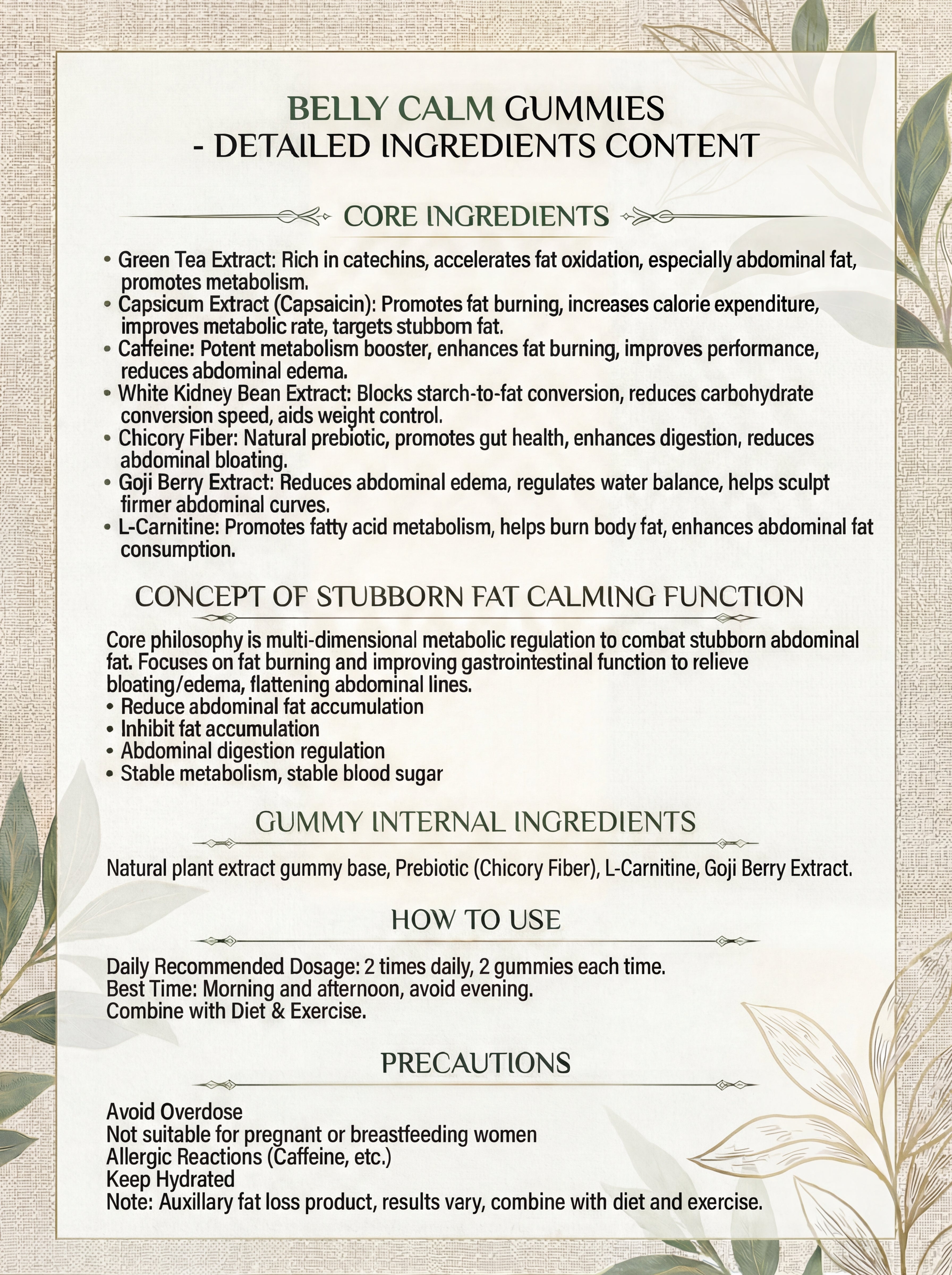 Belly Calm Gummies