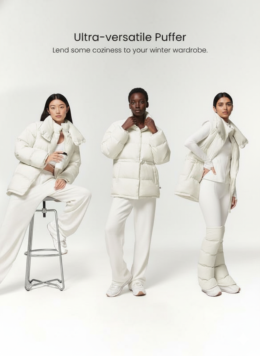 Warm Water-Repellent Puffer Vest