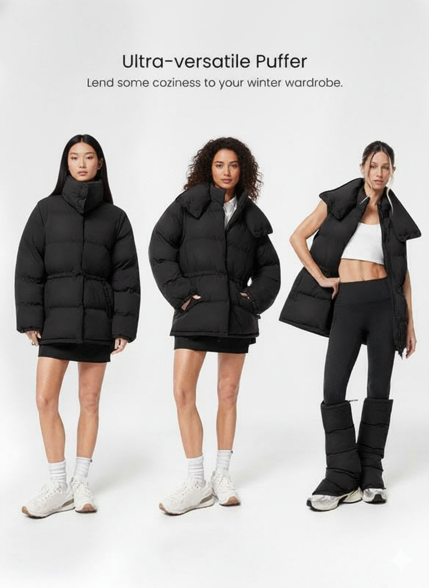 Warm Water-Repellent Puffer Vest