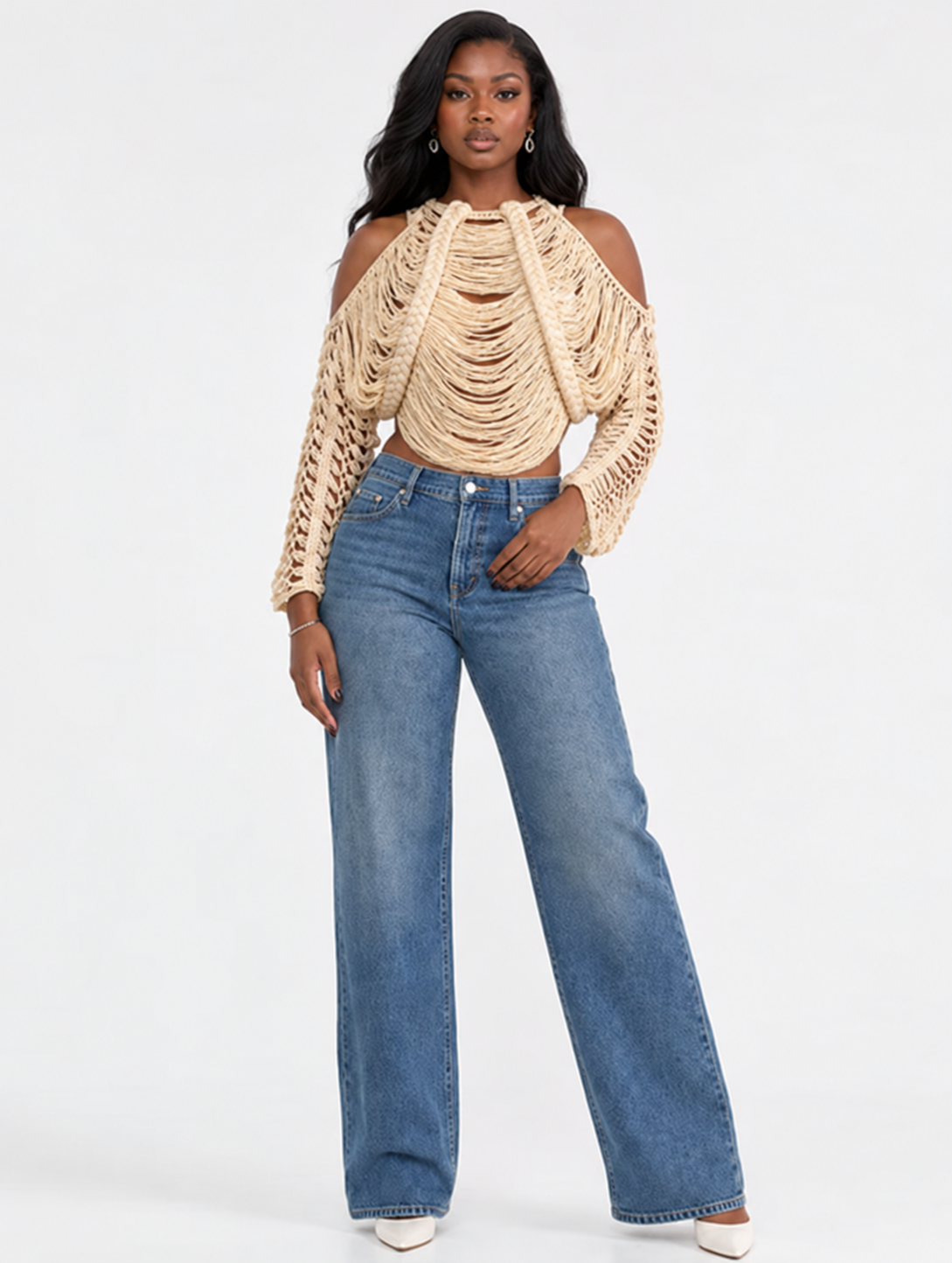 Braided Fringe Crop Top