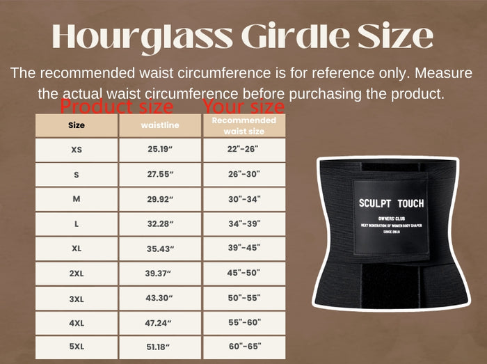 Mini Curve Girdle 8" Hourglass Girdle Sculpt Touch