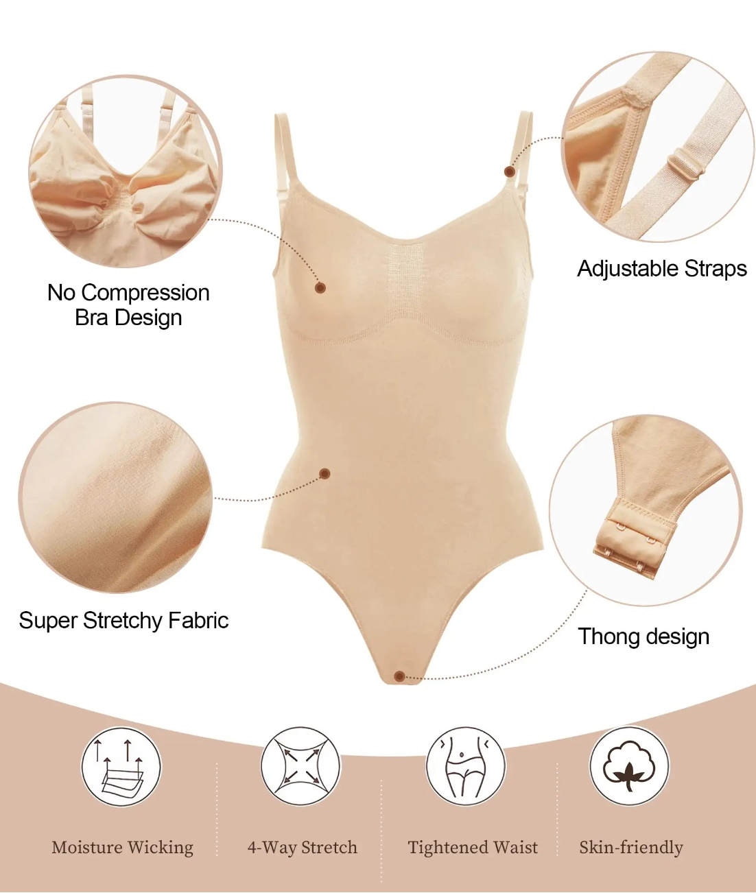 Sculpting Thong Bodysuit - Sculpt Touch Official